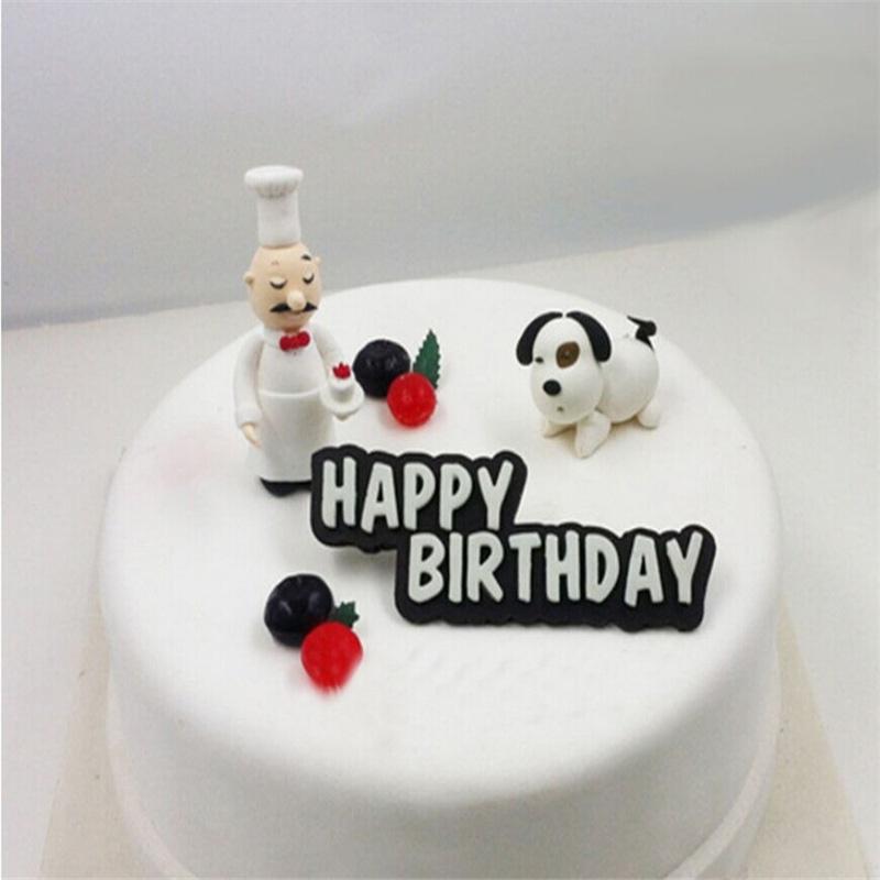 С ДНЕМ РОЖДЕНИЯ силиконовая форма для торта, инструменты для украшения торта из помадки, форма для вставки шоколада, форма для мастики, форма для мастики