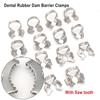 1 Piece Most Popular Dental Restoration Rubber Dam Clamps With Saw Tooth Rubber Barrier Clip Stainless Steel Material