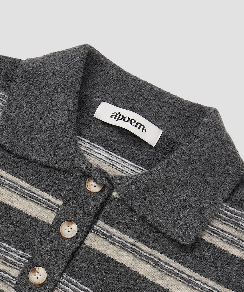 APOEM Stripe Collar Knit (2C)