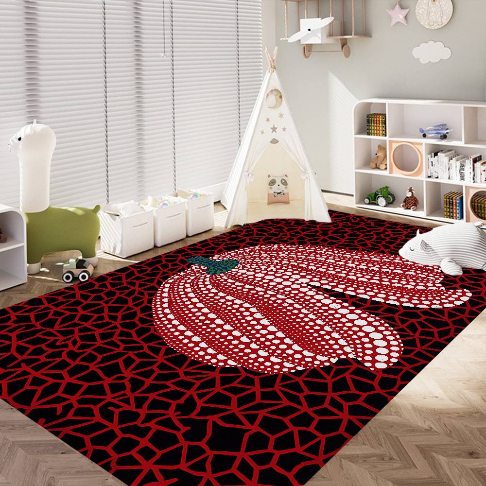 Fashion Y-Yayoi Kusama Door Mat Washable Non-Slip Living Room Sofa Chairs Area Mat Kitchen Bedside Area Rugs