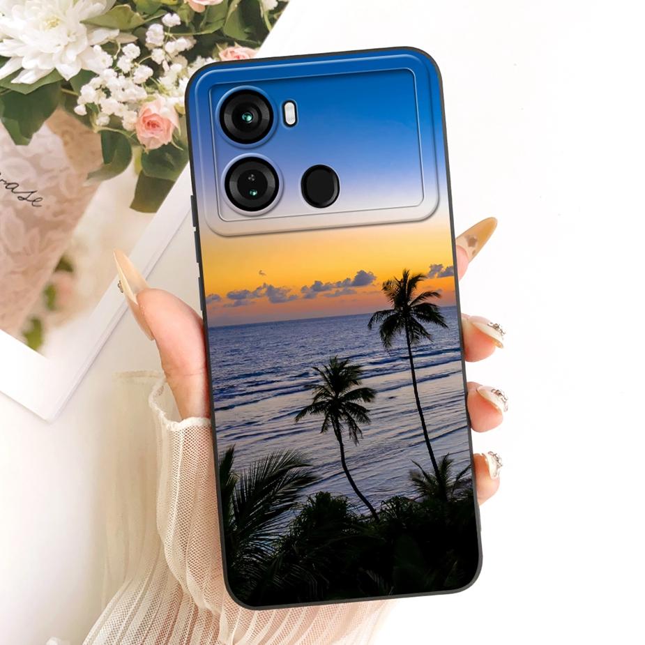 Чехол для Itel P40 Plus P683L Роскошный Чехол с Конфетным Покрасом Мягкий ТПУ Матовый Чехол для Телефона Для Itel P40 P 40 ItelP40 P40+ Задняя Крышка Сумки