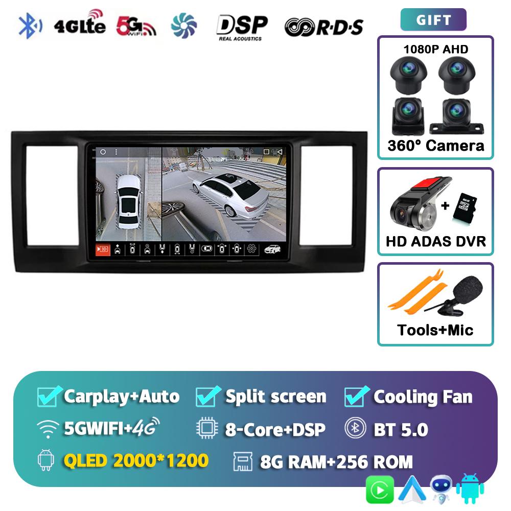 Android 14 Carplay Автомагнитола для VW Volkswagen Caravelle 6 T6 2015-2020 Мультимедийный Видеоплеер Навигация GPS Стерео Аудио
