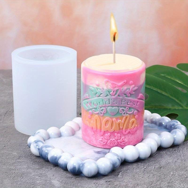 DIY Drip Glue Mold Is The Best Mom Aromatherapy Candle Silicone Mold Decoration