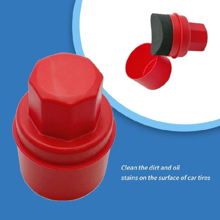 Car Tire Waxing Sponge Tire Cleaning Tools Tire Shine Applicator Tire Dressing Applicator Pad Car Tire Detailing Sponge