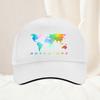 World Map Universal Auto adventure print Baseball Cap Unisex Adjustable Sports Hat Outdoor Streetwear Sports Hats