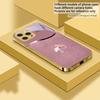 Розовый градиент гинкго Для iPhone 16 16Pro Max 15 P ro 14 13 Plus 12 Mini 11Pro Max XS Max XR Золотой чехол для телефона из закаленного стекла