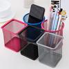 Stationeries Pencil Pot Holder Brush Metal Mesh Pen Storage Container Office Desk Organizer