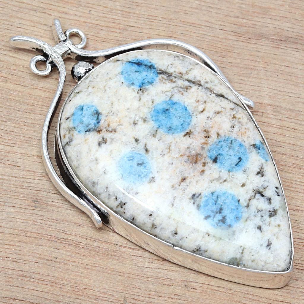 Ювелирные изделия из драгоценных камней яшмы, серебряное ожерелье ручной работы, этническая нить макраме