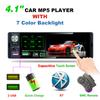 4.1'' 1DIN Stereo Radio Bluetooth FM Dual USB MP5 Player Steering Wheel Control
