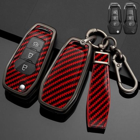 Zinc Alloy TPU Car Key Fob Case Cover For Ford F150 F450 Explorer Ranger Mustang