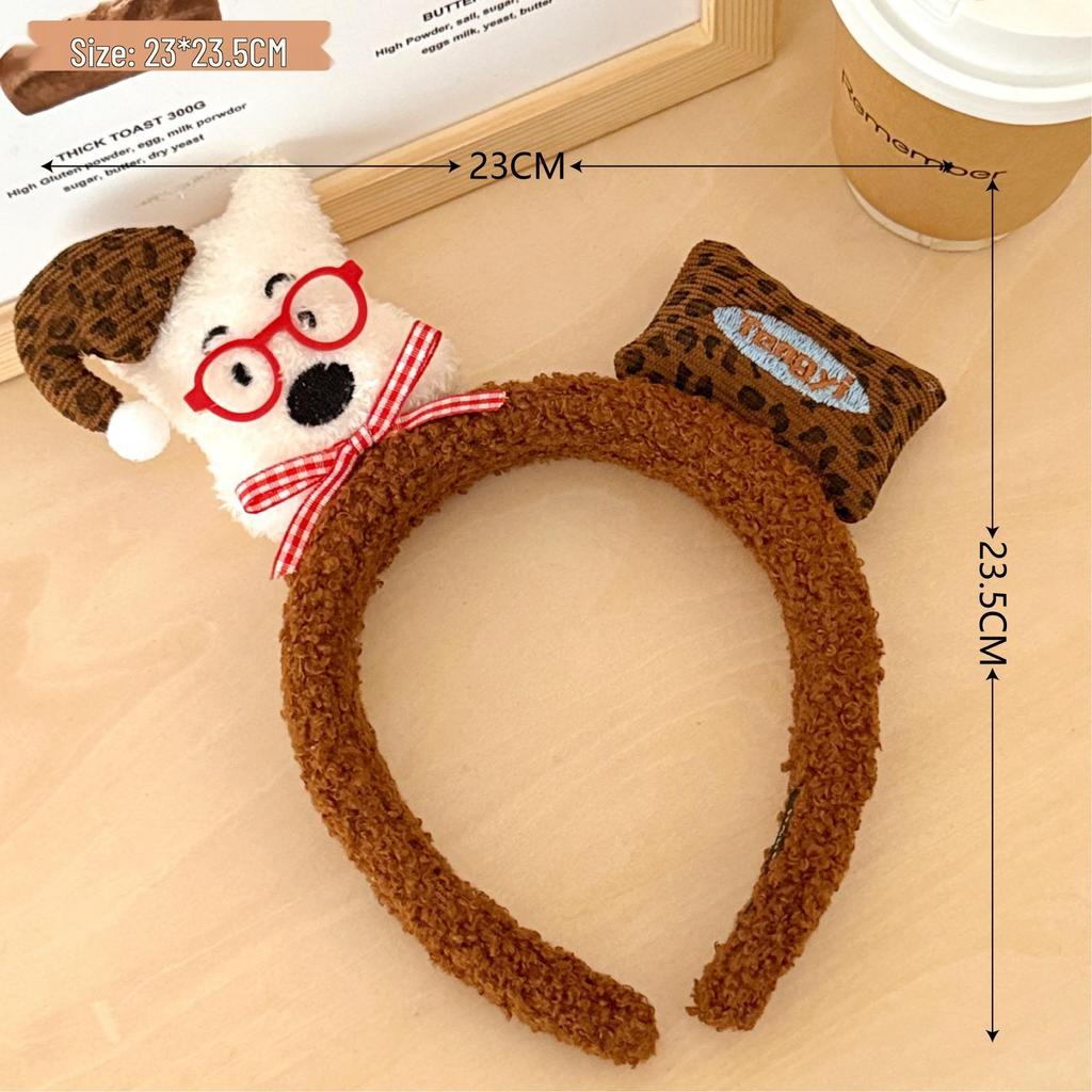 Милая повязка на голову Niuniu Stick Plush Antenna - забавный аксессуар для вечеринок и макияжа