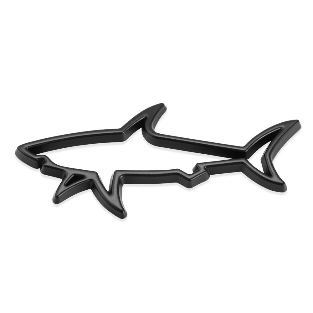 3D металлическая эмблема автомобиля в виде рыбы и акулы, наклейки на боковые крылья для Volkswagen VW Jetta MK5 6 Golf 4 5 6 7 CC Tiguan Passat B5 B6 b7 Polo