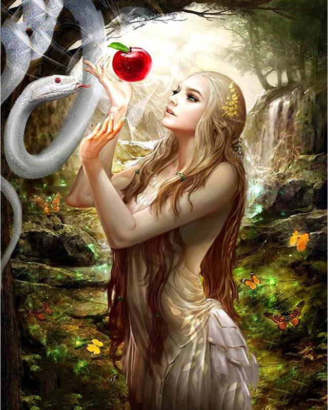 5D DIY алмазная живопись Русалка полная дрель вышивка крестиком Алмазная вышивка феи и животные домашняя картина горный хрусталь подарок ручной работы