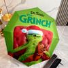 Christmas Comedy How the Grinch Stole Christmas Umbrella home essential wrought iron eight legged multifunctional travel camping essential umbrella 23