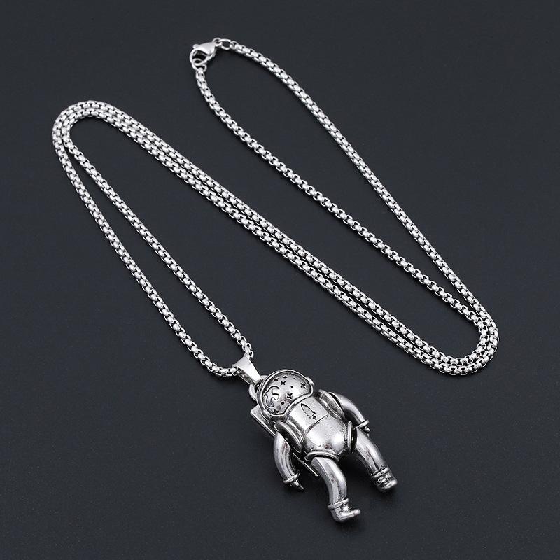 Ожерелье с астронавтом для мужчин, Портативная подвеска-астронавт, Универсальный аксессуар для женщин