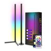 RGB Corner Floor Lamp - Three-Section Adjustable Minimalist LED Light for Bedroom Ambiance