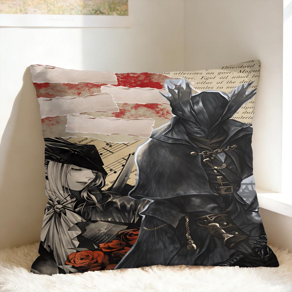 Игровой Bloodborne Знак Охотника Наволочка Удобная Наволочка Кавайная Наволочка Для Офиса Автомобиля Домашнего Декора