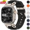 2026 Мужской спортивный ремешок из ТПУ для Apple Watch Band Ultra 3/2 49 мм 46 мм 45 мм 44 мм 42 мм Силиконовый браслет Iwatch Серия 11 10 9 8 7 6