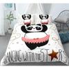 Panda Doona Quilt Duvet Cover Set Pillowcase Single Double Queen King Size Bed