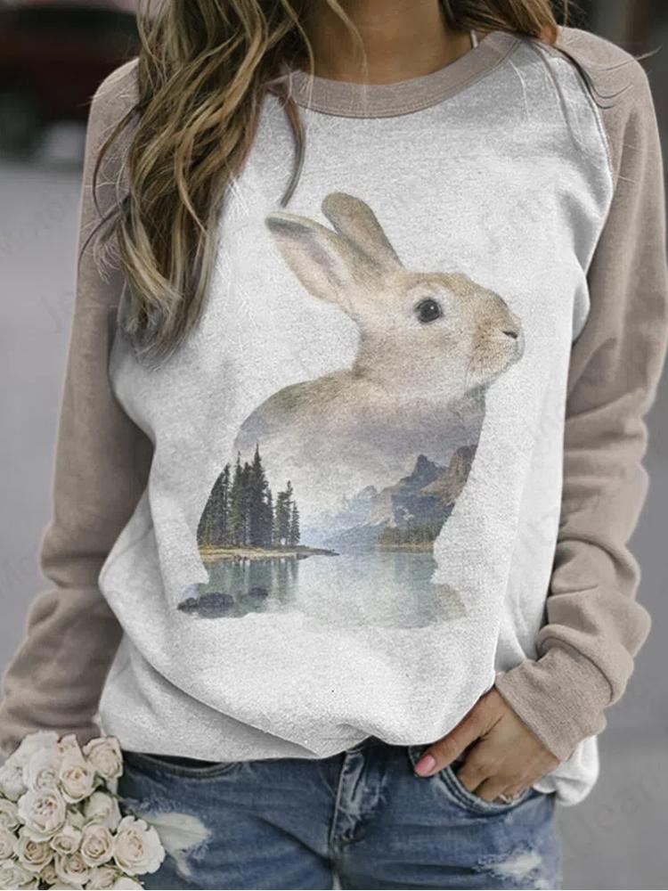 Funny Chicken Cow 3d Print Hoodie Women Fashion O-neck Hoodies Female Sweats Cartoon Animal Coat Girl Clothes Kawaii Sweatshirt