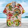 2025 Summer Animal Pattern Men's Hawaiian Shirt 3D Men's Printed Size Up Hawaiian Shirt Beach Top
