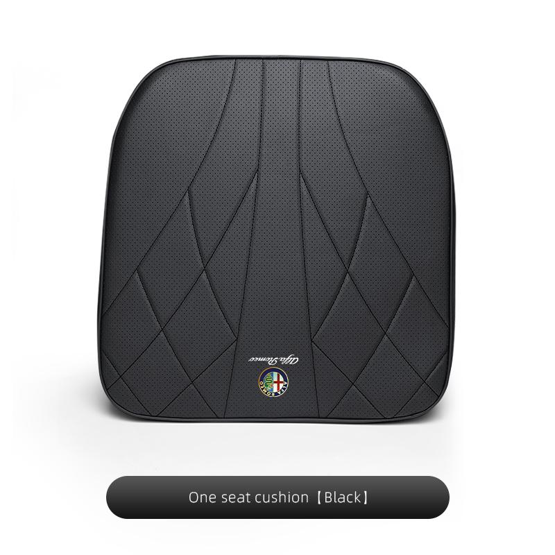 AGM1 Memory Cotton Car Seat Covers Breathable Neck Pillow Lumbar Support For Alfa Romeo Giulietta Mito 159 Giulia Stelvio 156 147