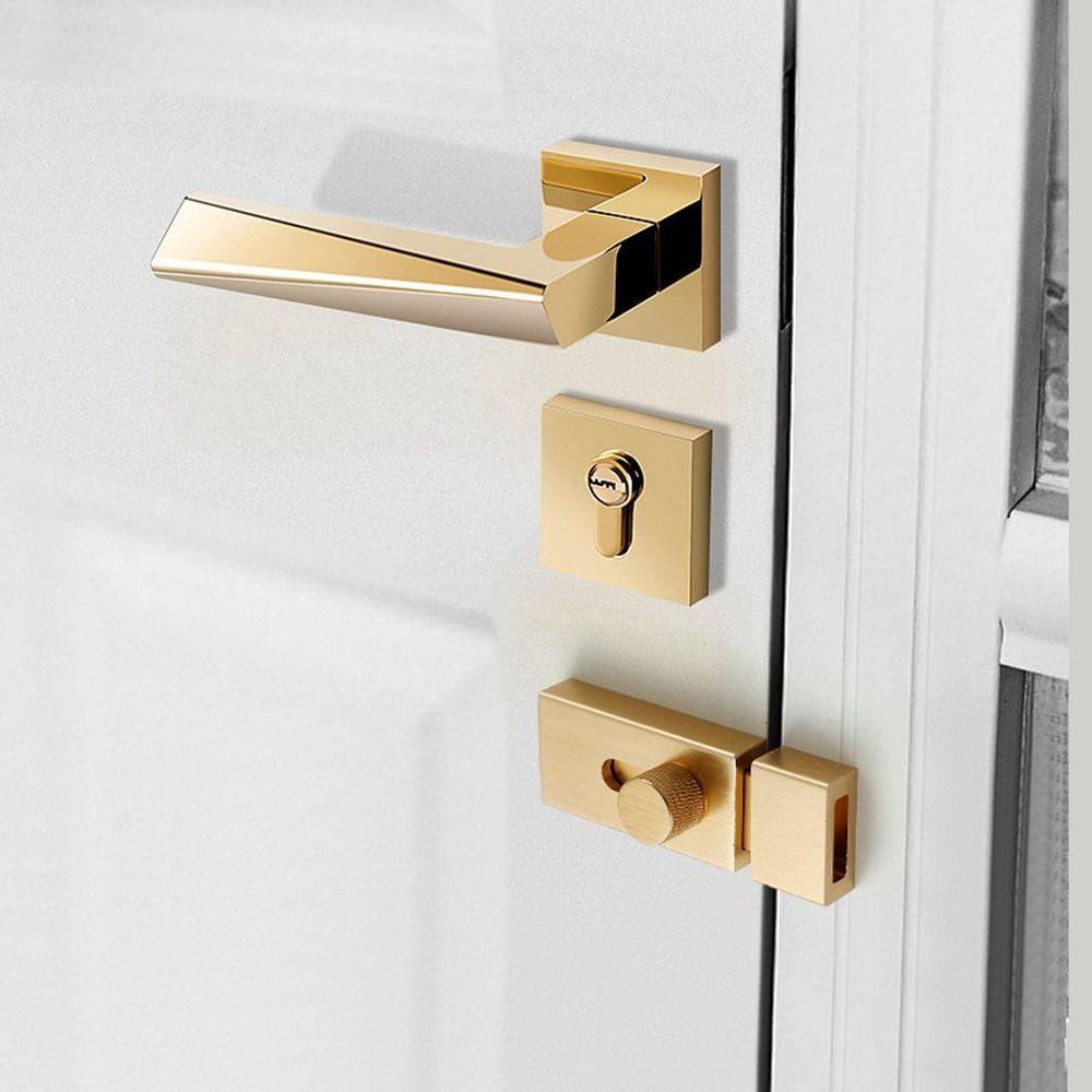 Aluminum Alloy Barn Door Lock Hardware Sliding Door Hasps Lock New Door Window Latch Sliding Door