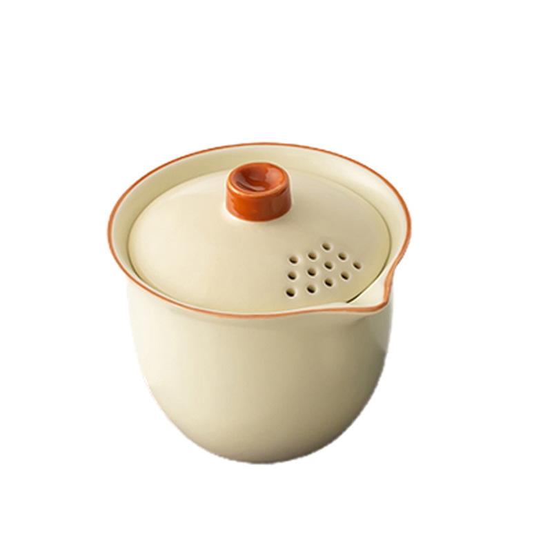 Ru Kiln Gifts Portable Travel High-end Tea Set Outdoor Home Office Kung Fu Tea Set Souvenir