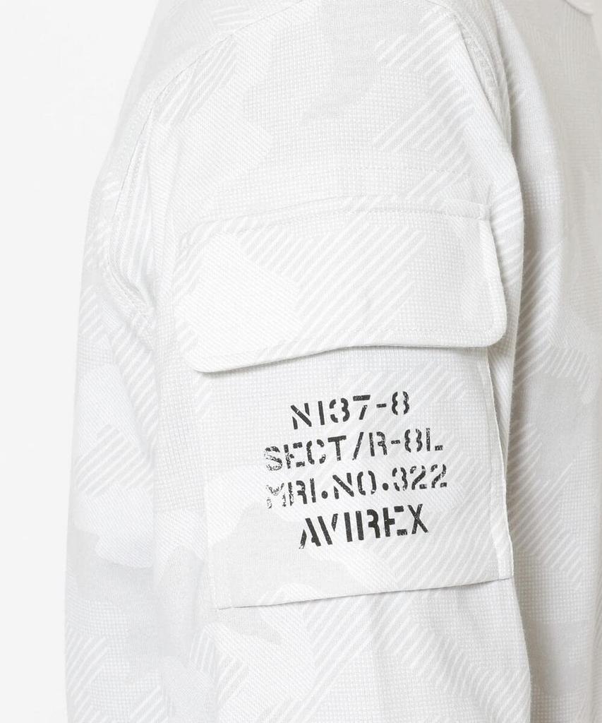 AVIREX XL Лонгслив цвета хаки с круглым вырезом Мужская футболка (6113448) (087)