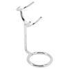 Stainless Steel Shaving Holder Stand Simple Universal Multifunctional Manual Shaving Brush Stand for