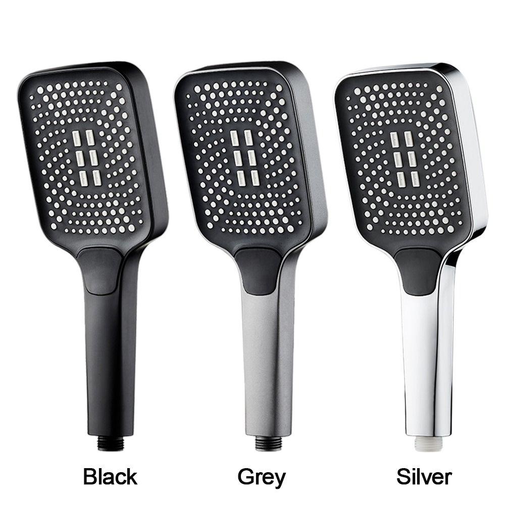 Bath Rainfall 4 Mode Adjustable Water-saving Sprinkler Shower Head Bathroom Booster Shower Sprayer