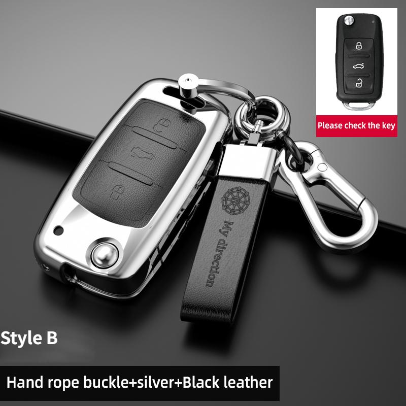 Для VW Volkswagen Polo Golf 4 5 6 7 T5 MK7 Tiguan Passat B6 B5 Skoda Octavia A5 A7 Seat Leon FR 2 Ibiza Ateca чехол для автомобильного ключа Cove