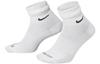 Nike Носки-невидимки унисекс, 2 пары, белые DH5485-100