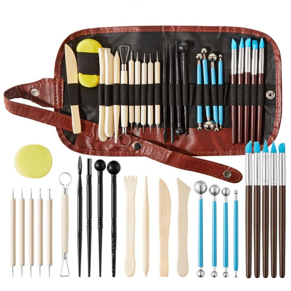 Pottery Sculpting Pottery Clay Sculpting Tools Art Craft Polymer Sculpture Set Carving Tool Kit