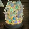 Butterfly Shape Night Light Handmade DIY Material Pack Ambient Light Bedroom Valentine's Day Gift Children's Toy Room Decoration