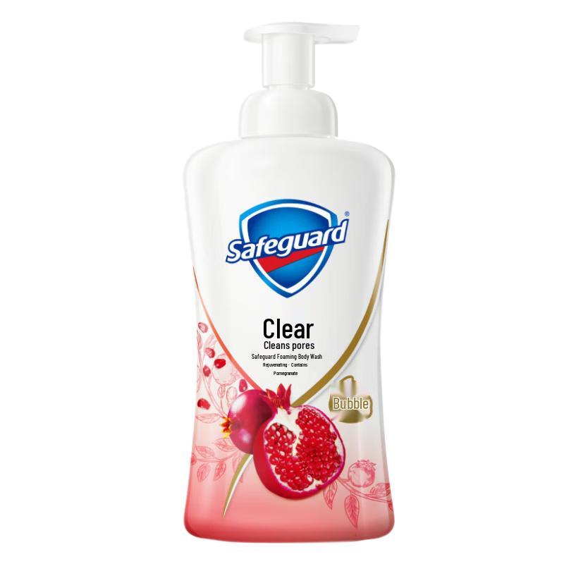 Safeguard Foaming Shower Gel, Revitalizing Pomegranate, 500g