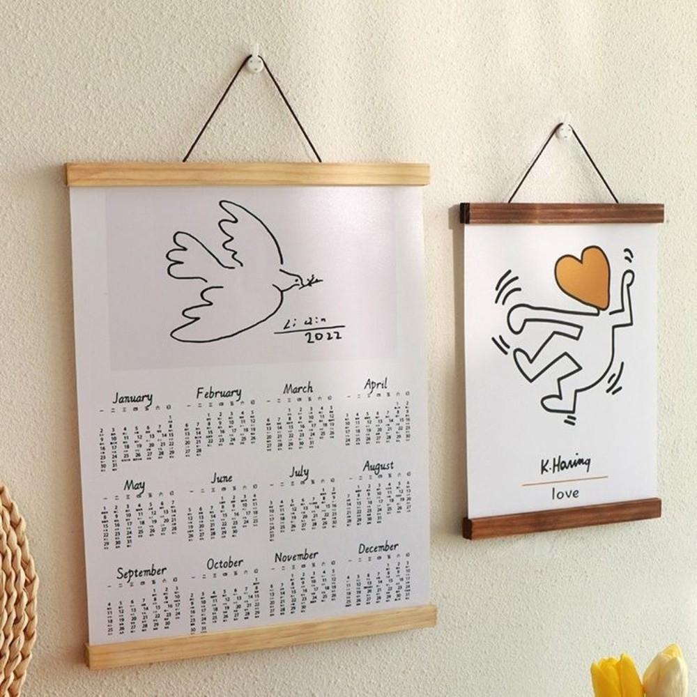 Easy Installation Wooden Frame Magnetic Design Poster Hanger Magnetic Poster Hanger  Wall Art