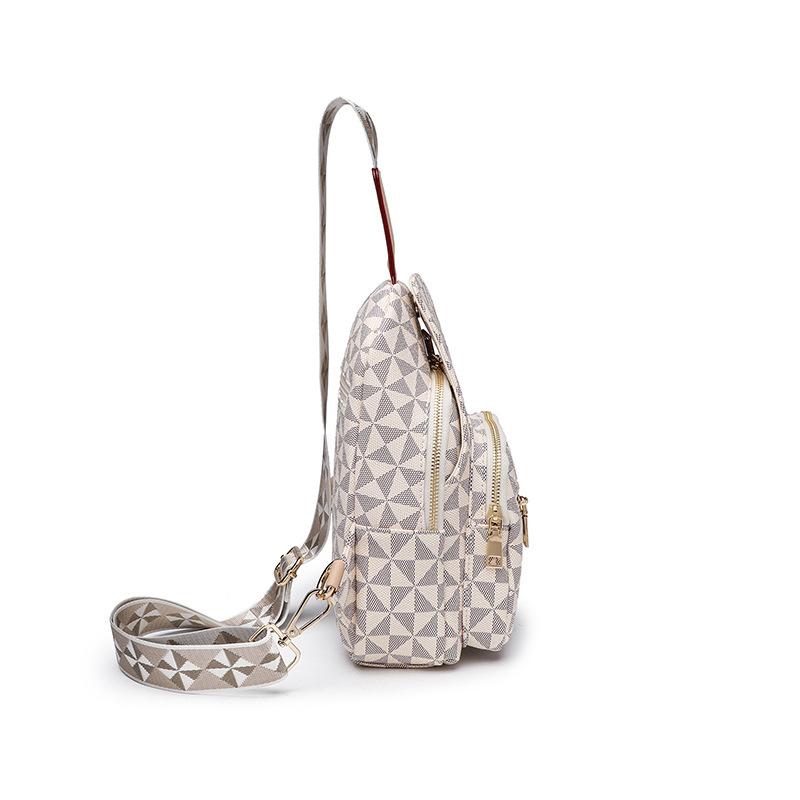 Европейская и американская принтованная модная нагрудная сумка женская и мужская сумка через плечо нагрудная сумка все просто