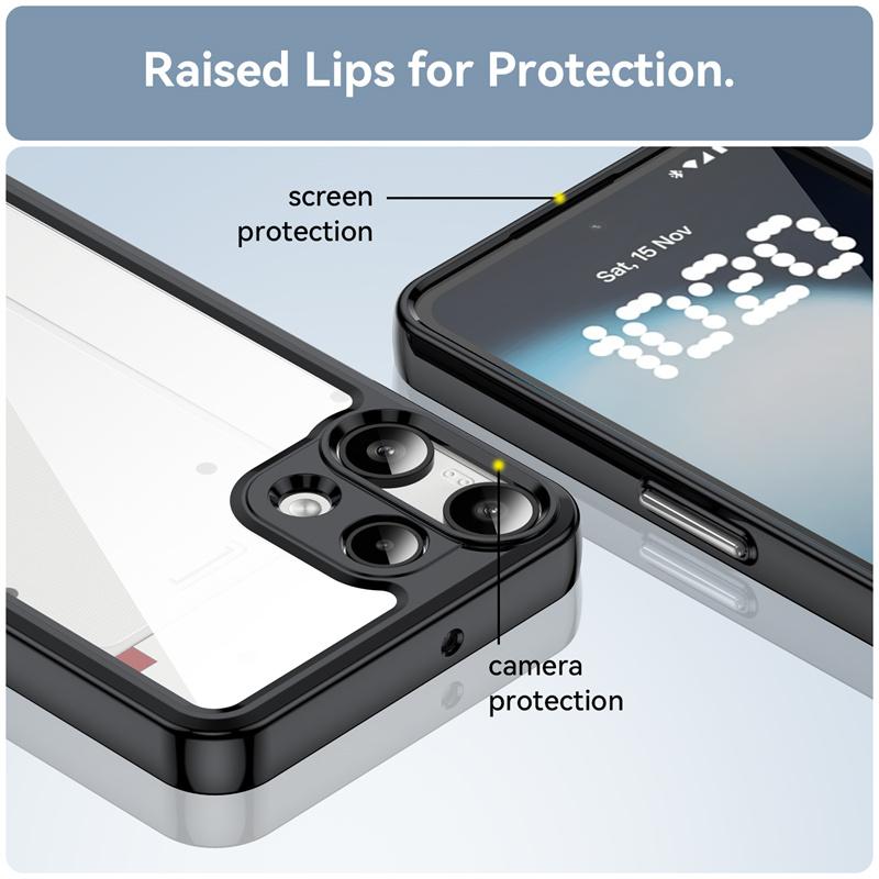 Прозрачный цветной ТПУ чехол для Nothing Phone 3a Lite Защитная крышка Прозрачные Fundas Coque Capa
