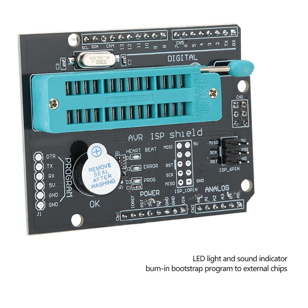 5V AVR ISP Shield AVR ISP Bootloader Programmer Tool Development Board Electronics Prototyping