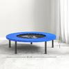 Mini fitness trampoline, exercise trampoline with non-slip feet, 100 kg load, diameter 81 x 22.5 cm, blue and black
