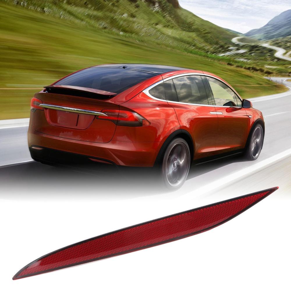 Left / Right Rear Bumper Reflector for Tesla Model X 2018 to 2023 Vehicle Safety