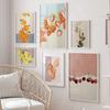 Watercolor Strawberry Cherry Lemon Orange Wall Art Painting  Fruit Posters Vintage Room Bar Cafe Decor Home Decor Canvas Print