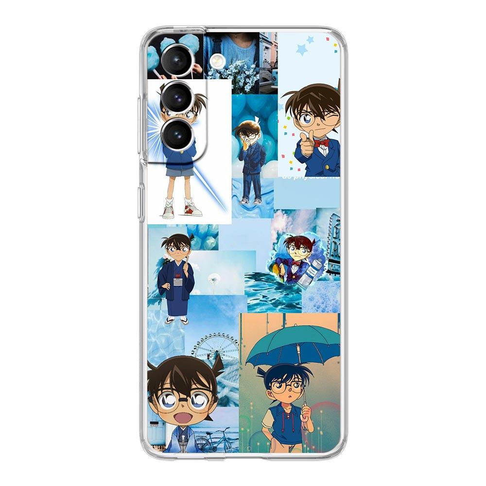 Крутой чехол для телефона с аниме «Детектив Конан» для Samsung Galaxy S22 5G S20 Ultra S21 FE 5G S10E S9 S8 S10 Plus Note 20 10 Lite