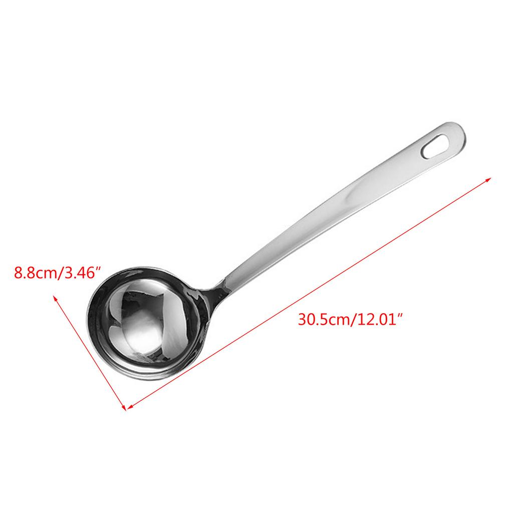 Sturdy Soup Ladle Reliable Utensil Multi Purpose Soup Spoon and Strainer Set Long Handle Soup Shell Soup Leakage