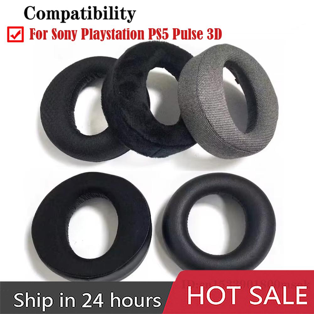 For Sony Playstation PS5 Pulse 3D Wireless Headphones Headset Replacement Ear Pads Cups Earpad Memory Foam Cushions Good quality