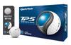 TaylorMade TMJ24 TP5 JPN 12 штук мячи для гольфа TP5, модель 2024 года, белые