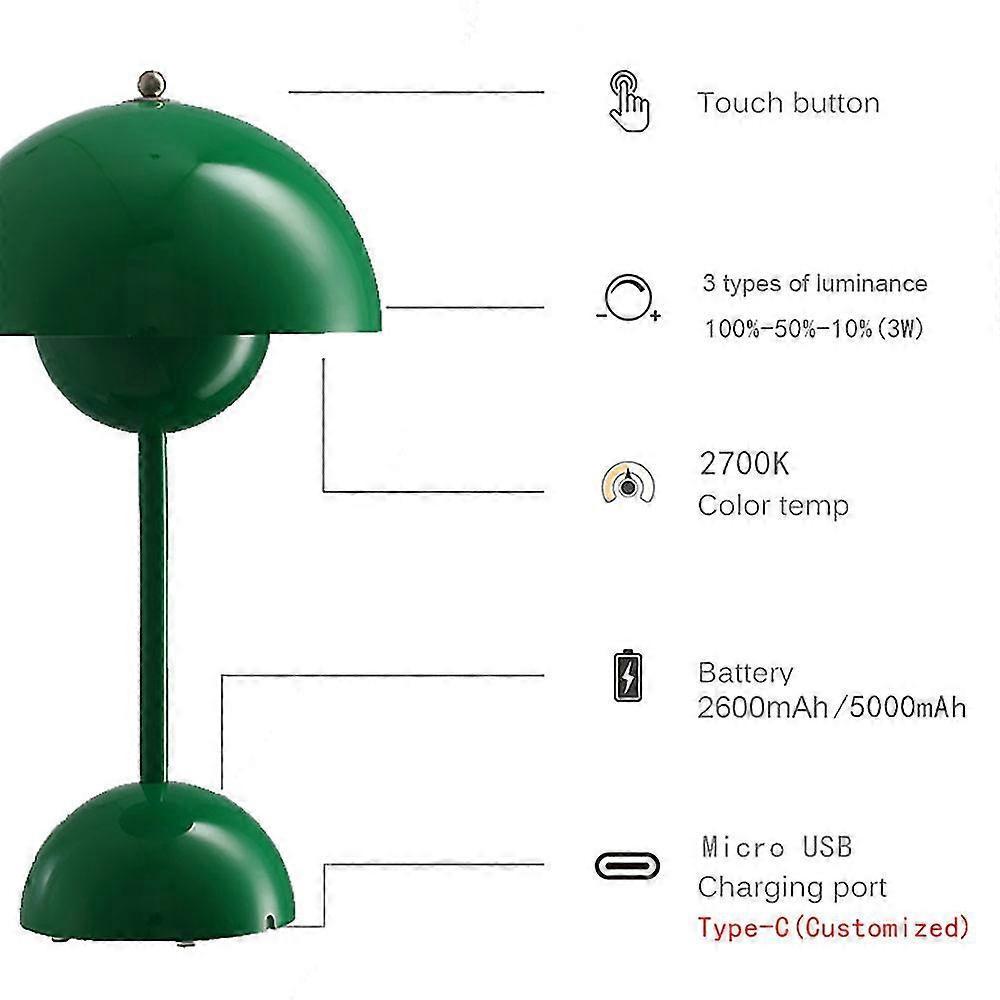 2023 2024 NEW Flower Bud Table Lamp, Wedding Room, Bedroom, Desk Decoration, Lamp, Bedside Lamp (Rechargeable)