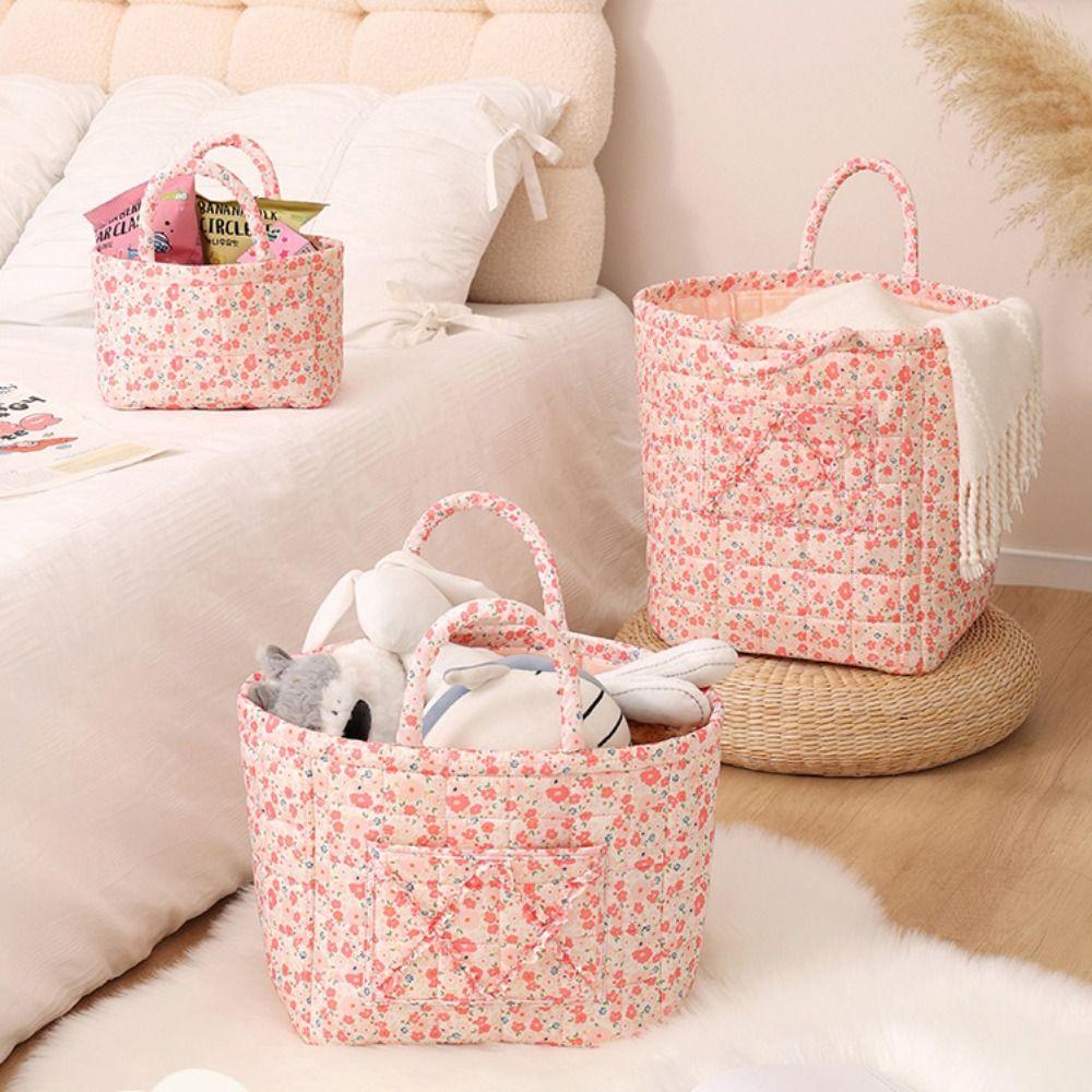 Large Capacity Dirty Clothes Basket with Handle Toy Storage Basket  Home Organizing