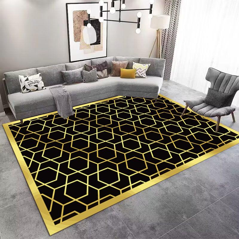 Minimalistic Carpet For Living Room Slip Resistant Rug For Sofa And Coffee Table Bedroom And Study Floor Mat Stylish Area Rug
